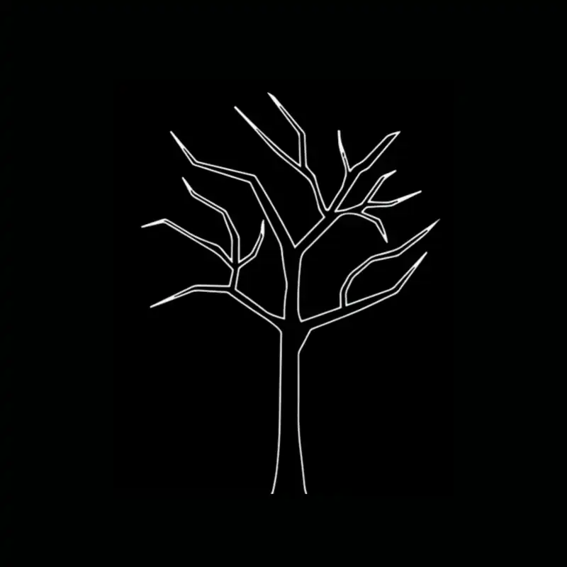 Arbre lumineux — dessin technique