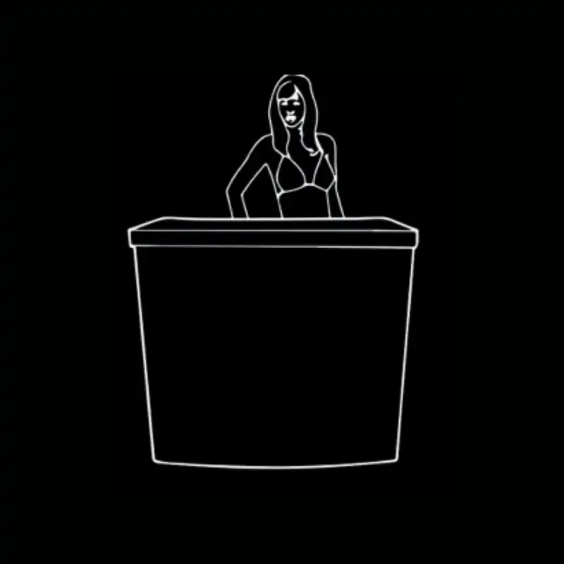 Desk d'accueil — dessin technique