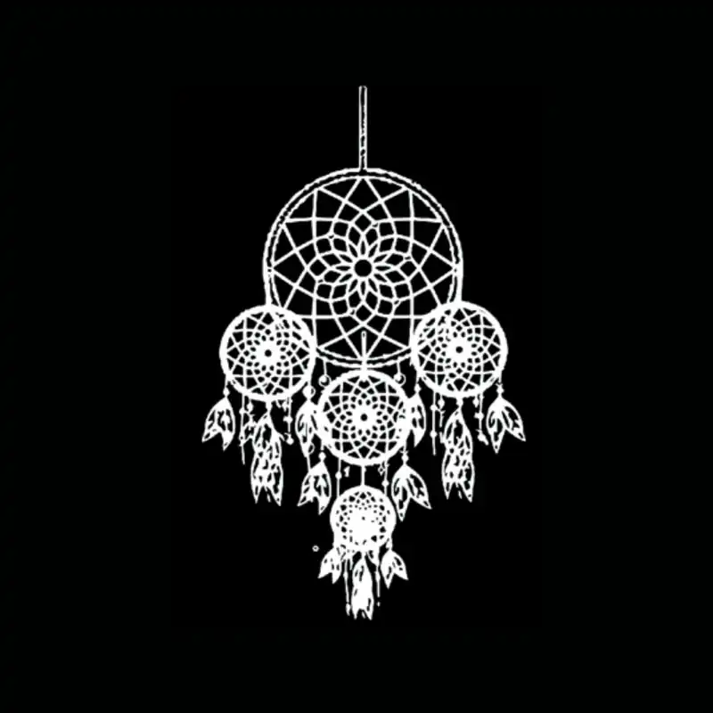 Dream catcher géant — dessin technique