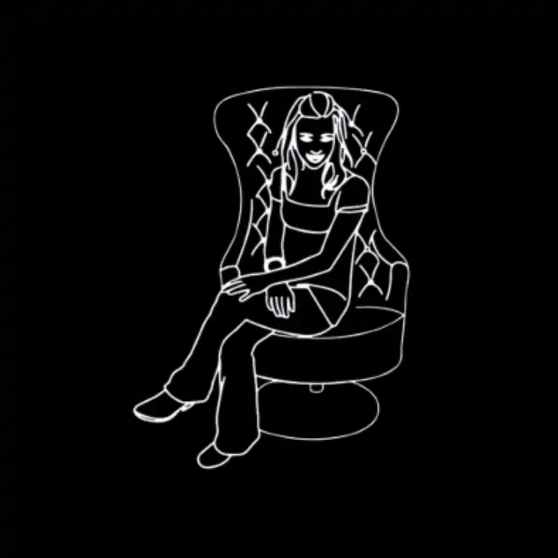 Fauteuil Tulipe — dessin technique
