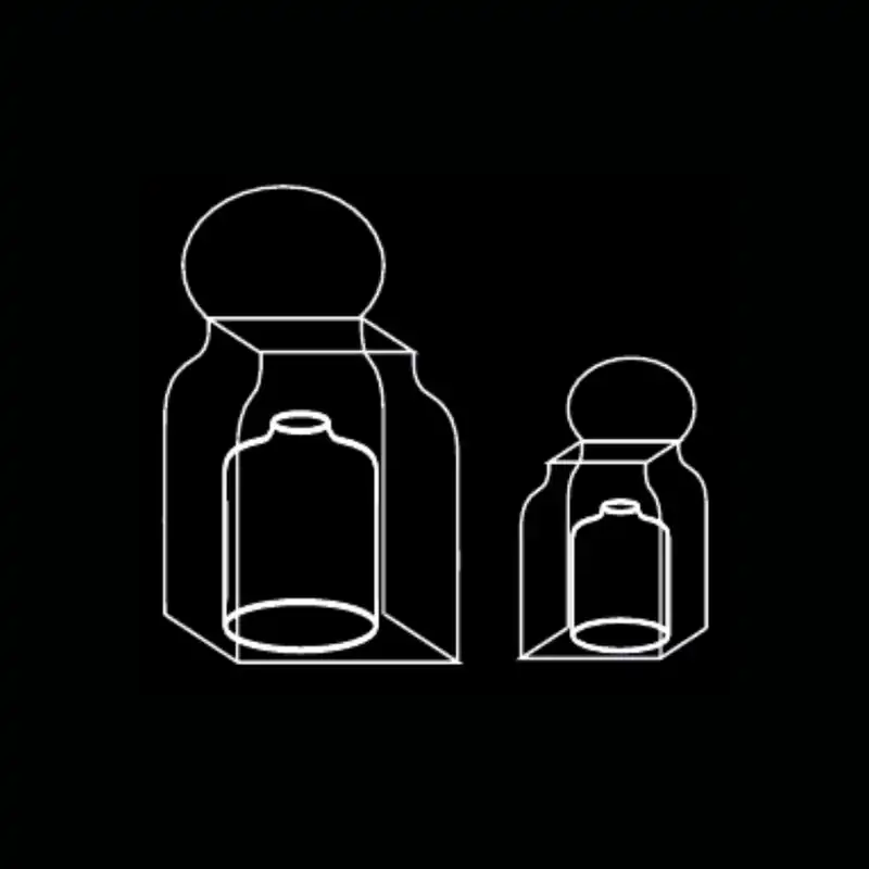 Lanterne design — dessin technique