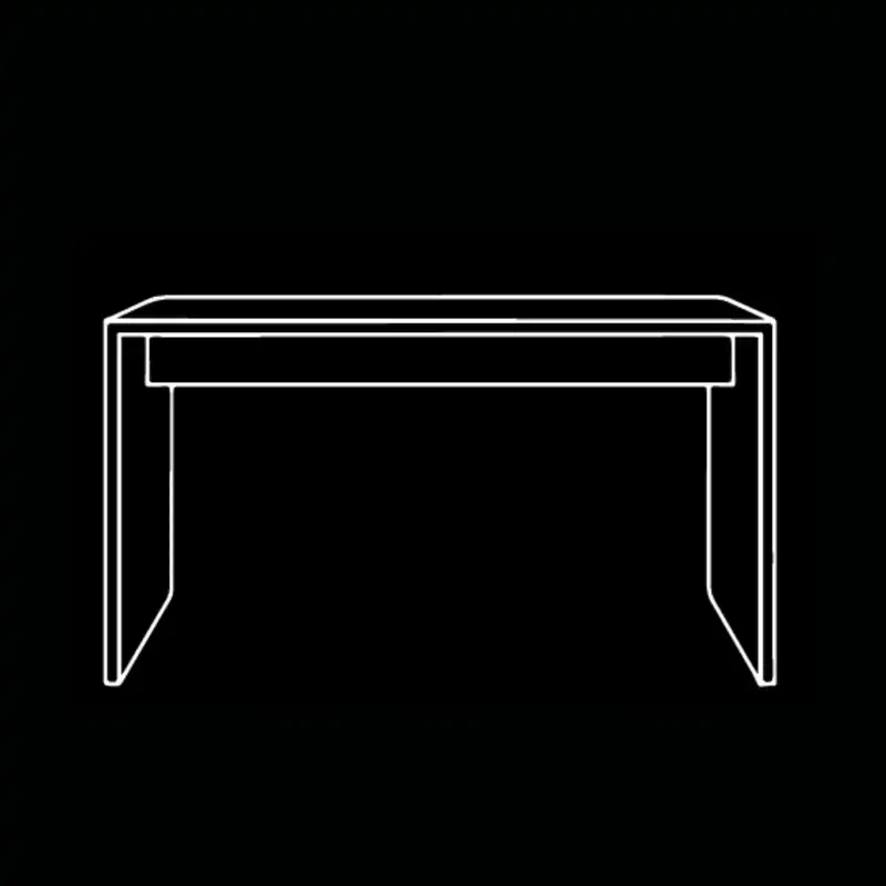 Mange-debout XXL — dessin technique