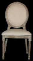 Chaise médaillon champêtre