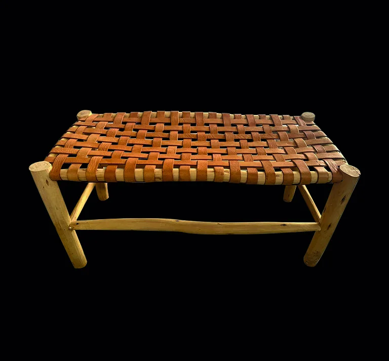 Banc en bois flotté