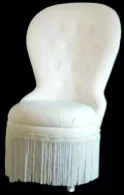 Fauteuil Emmanuelle à franges