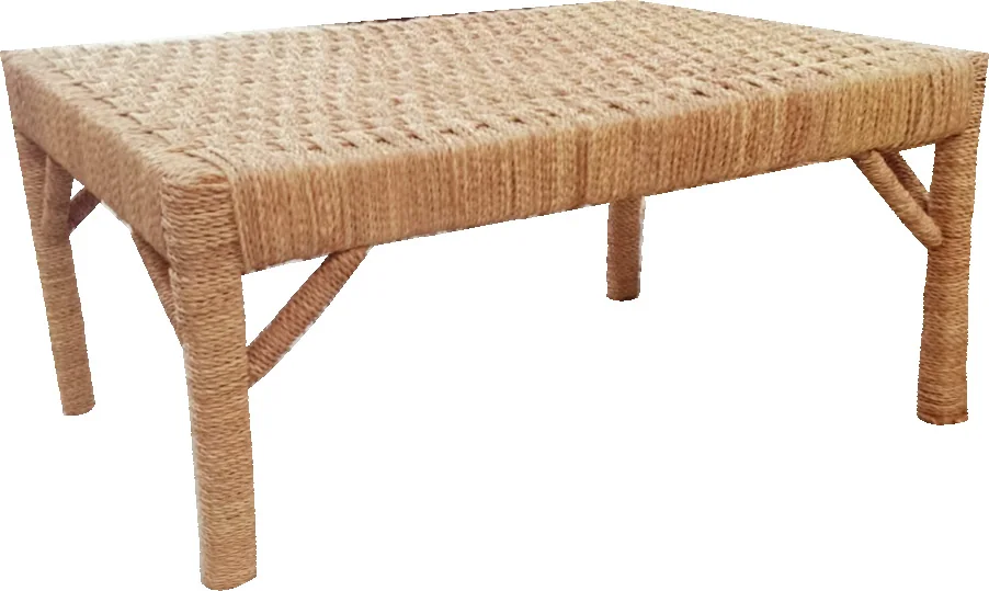 Table basse rotin