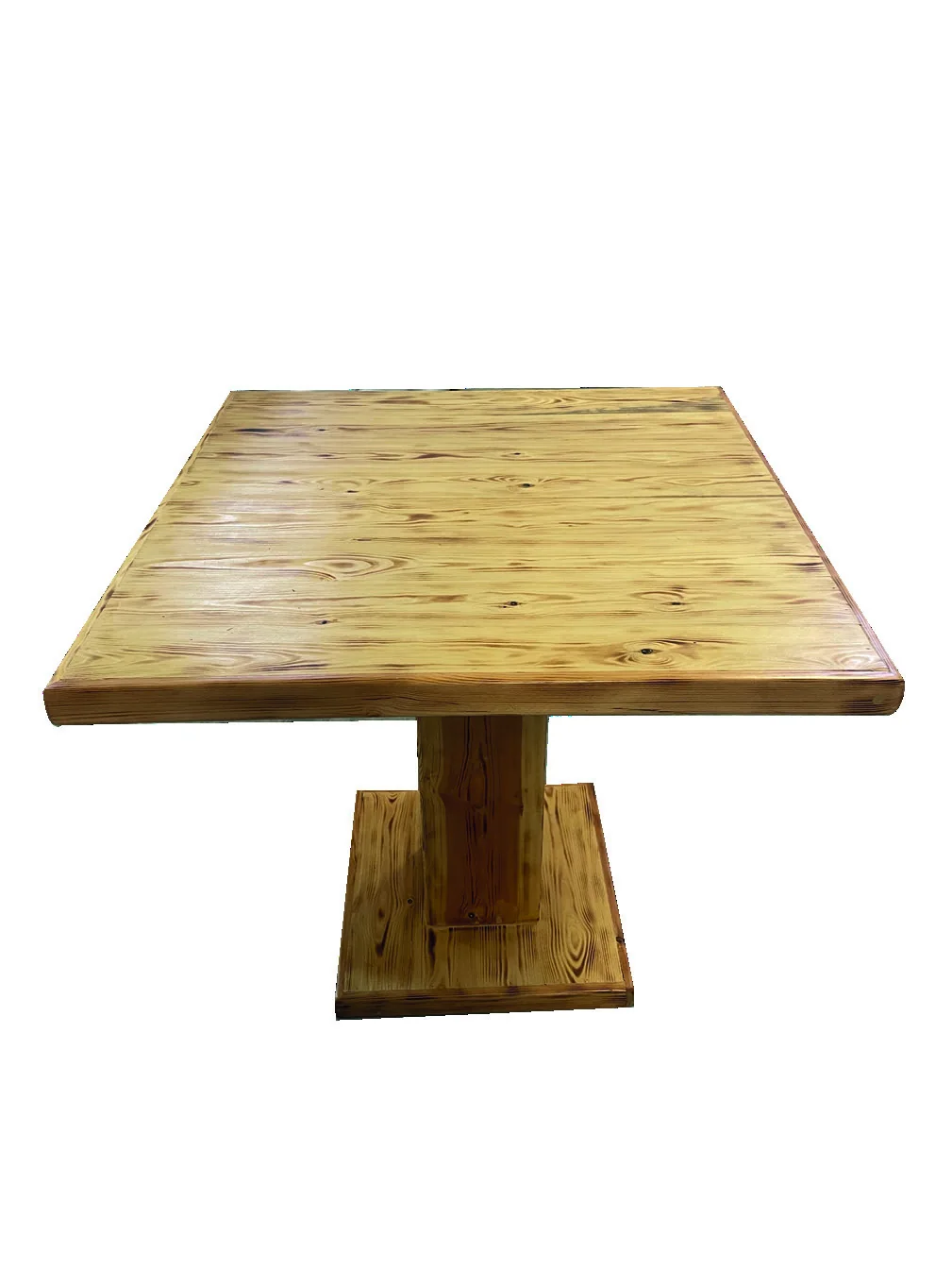 Table basse carré bois