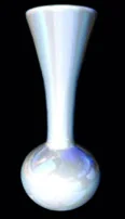 Vase géant blanc