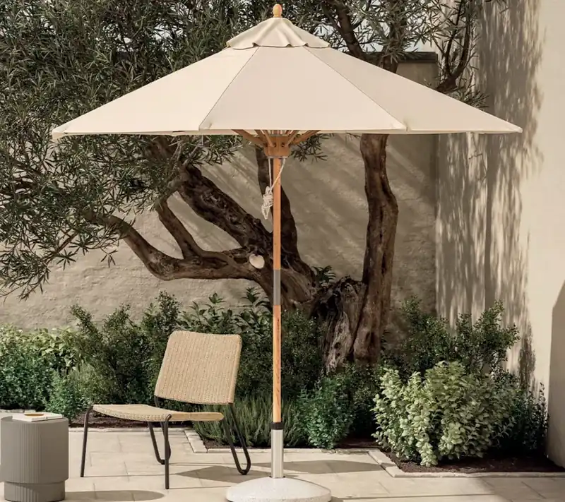 Parasol toile écrue — photo
