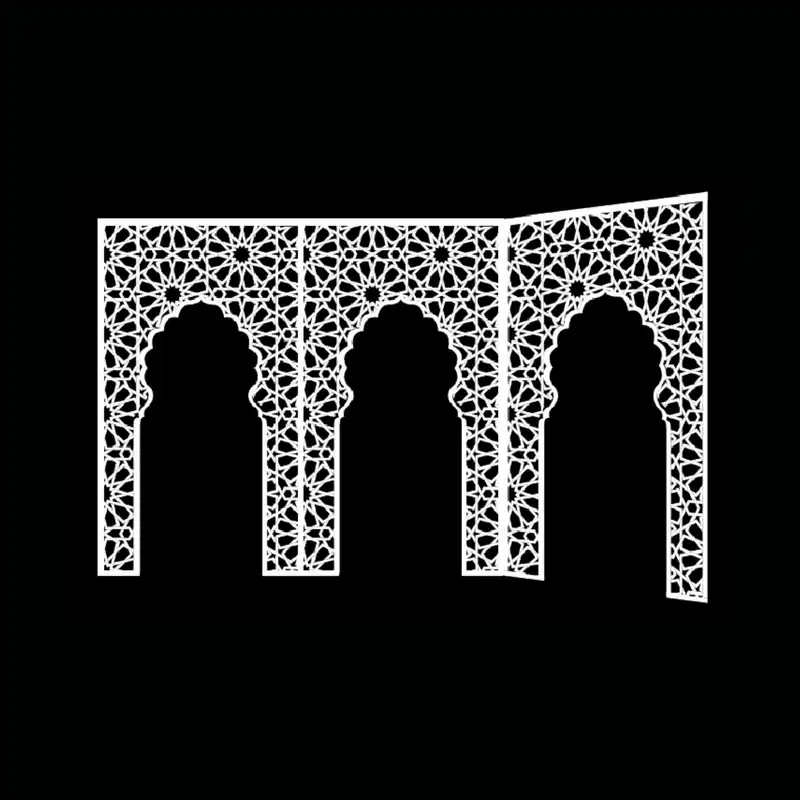 Paravent moucharabieh — dessin technique