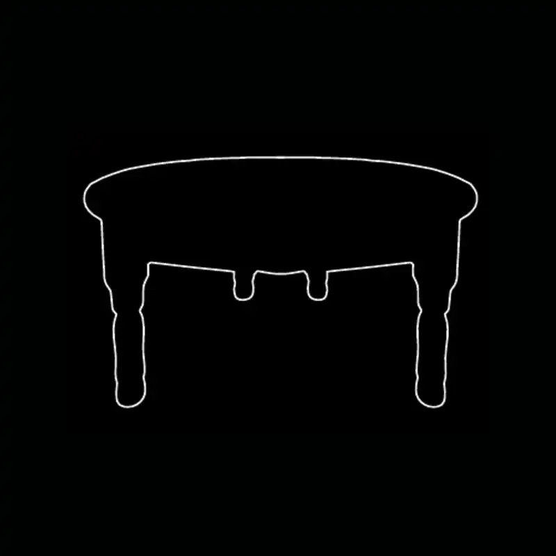 Table basse marocaine — dessin technique
