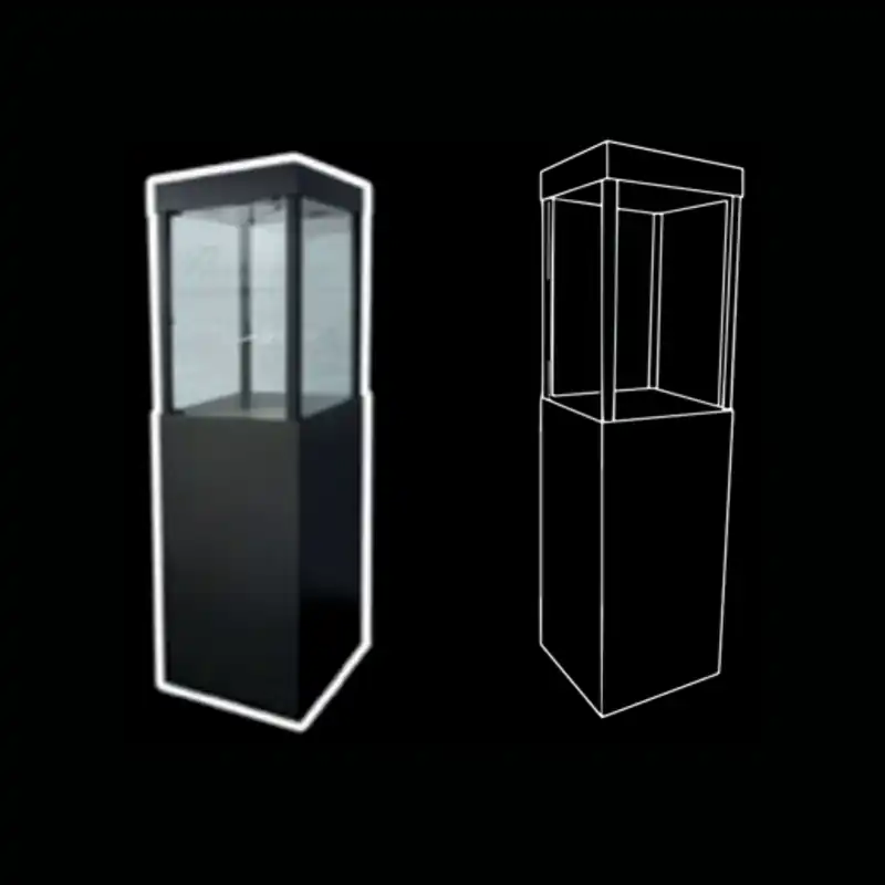 Vitrine — dessin technique